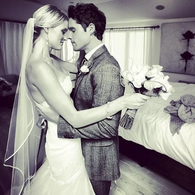 Wedding Picture of Nia Myers and her lovely spouse Ben Hollingsworth